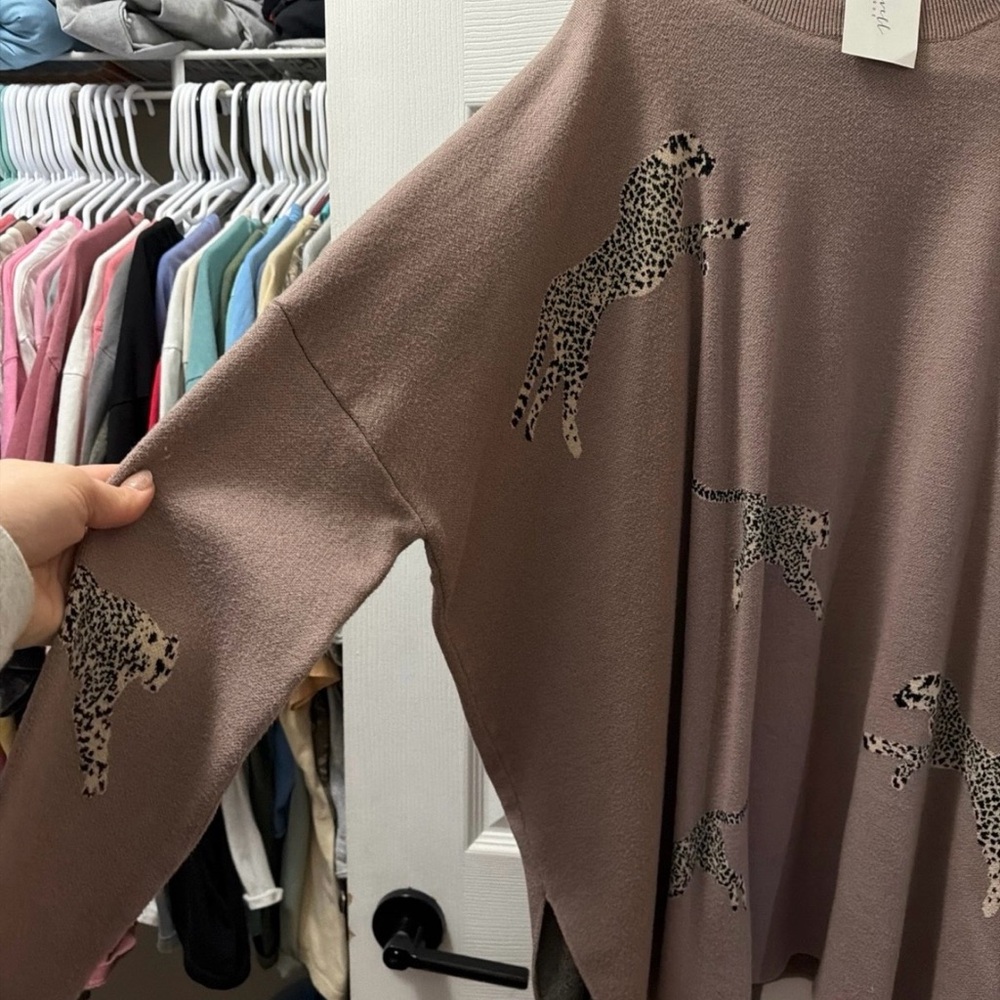 Entro Mauve Knit Sweater